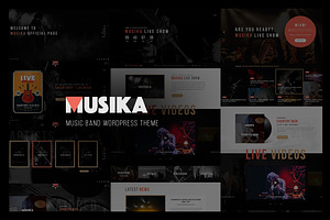 Musika - Music Band WP Theme