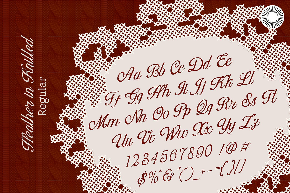 Heather knit - Stitch Font Bundle, a Script Font by Setara Langit CreativeStd (Photo 14 of 14)