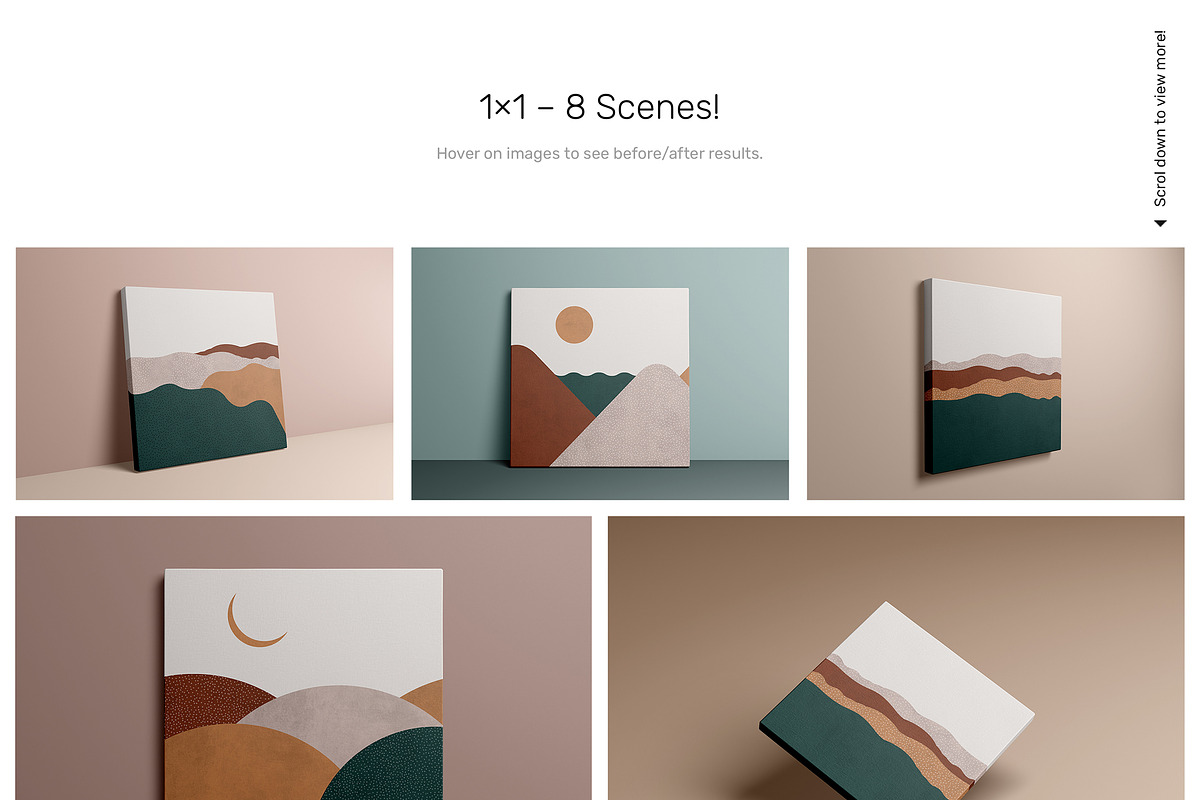 Canvas Mockups - Studio Scenes, a Mockup by Mr.Mockup™ (Photo 6 of 13)
