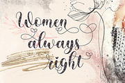 Rainy Love | Lovely Calligraphy, a Script Font by Almeera Std (Thumbnail 7 of 10)