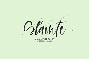 Slainte Script