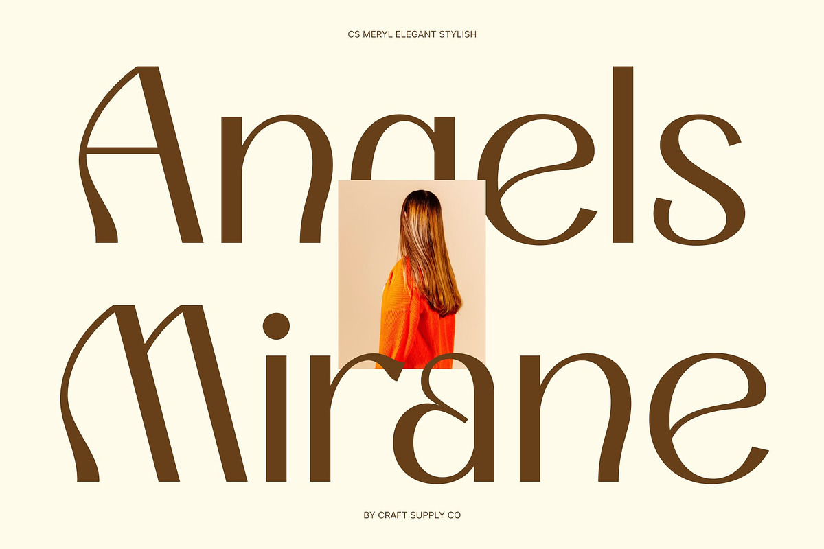 CS Meryl – Stylish Font, a Sans Serif Font by Craft Supply Co. (Photo 5 of 8)