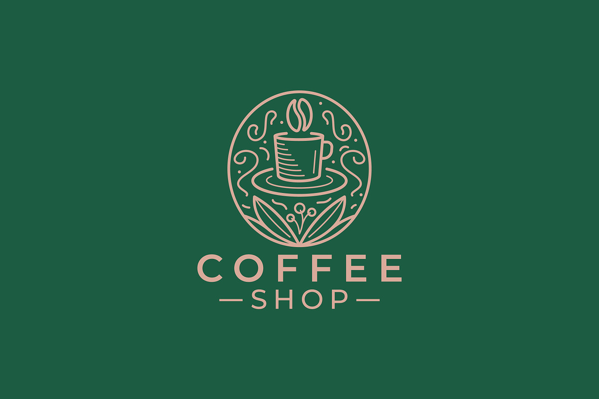 Logo Elegant Bean Coffee Cup, a Branding & Logo Template by Signatoro (Photo 3 of 3)