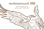Vintage font bundle - hand lettered, a Serif Font by Jeffry Macpherson Visuals (Thumbnail 3 of 11)