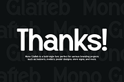 Mono Glafteb - Modern Brand Font, a Sans Serif Font by Iqsiart Studio (Thumbnail 14 of 14)
