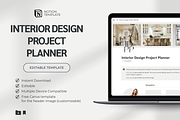 Interior Designer Notion Planner, a Presentation Template by yesitisprintable (Thumbnail 1 of 8)
