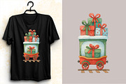 Vintage Noel Retro Christmas Bundle, an Illustration by SVGArt (Thumbnail 3 of 8)