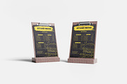 Menu Stand Mockup, a Packaging Mockup by bimockup (Thumbnail 2 of 6)