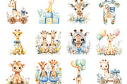 Nautical Nursery Baby Shower Clipart, a Seasonal Illustration by Designking (Thumbnail 2 of 5)