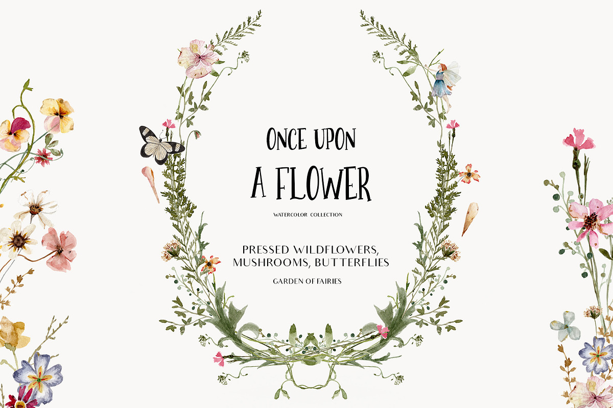 Wildflowers & Animals GRAPHIC BUNDLE, a Decorative Illustration by Grace Noboa Illustrations (Photo 2 of 8)