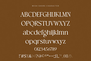 Wish Shore Display Serif