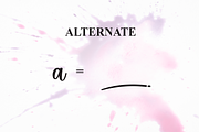 Splatter | Script Font, a Handwritten Font by Scratchones (Thumbnail 8 of 9)
