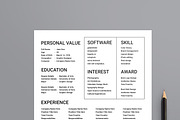 Graphic Designer Resume Template, a Stationery Template by MightyDesign (Thumbnail 2 of 8)