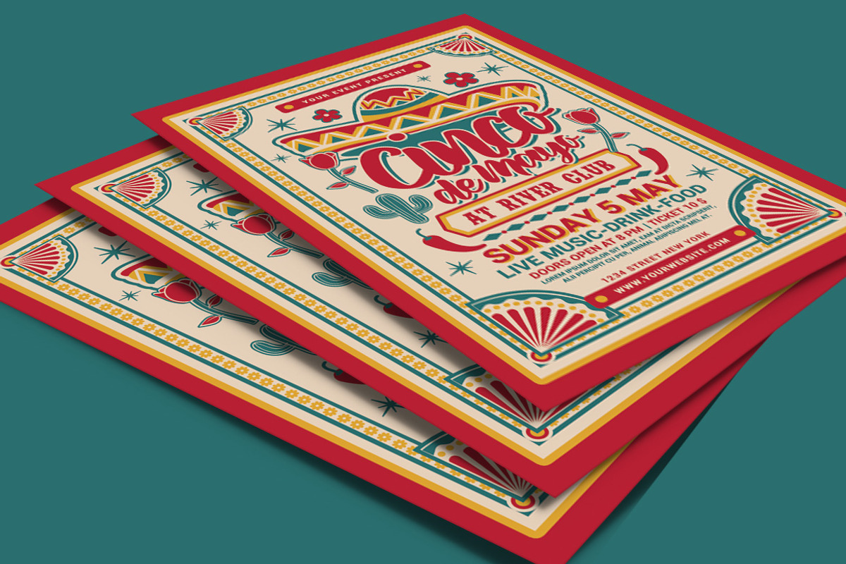 Cinco De Mayo, a Flyer Template by Muhamad Iqbal hidayat (Photo 4 of 4)
