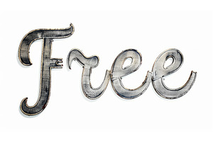 The Word Free Created In Gothic