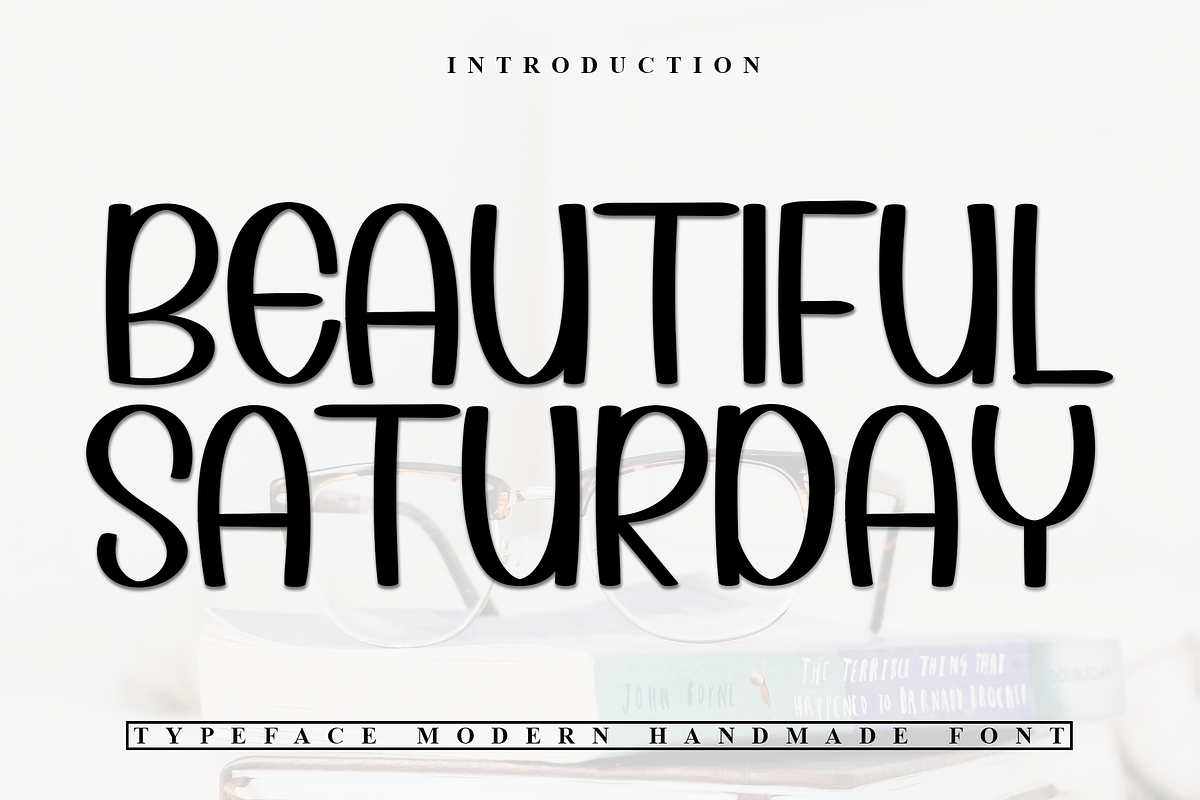 Beautiful Saturday, a Sans Serif Font by InermediaSTUDIO (Photo 1 of 7)