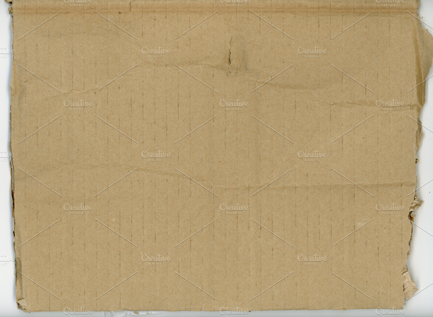 grunge brown corrugated cardboard texture background, a Photo by WorldOfPhotos