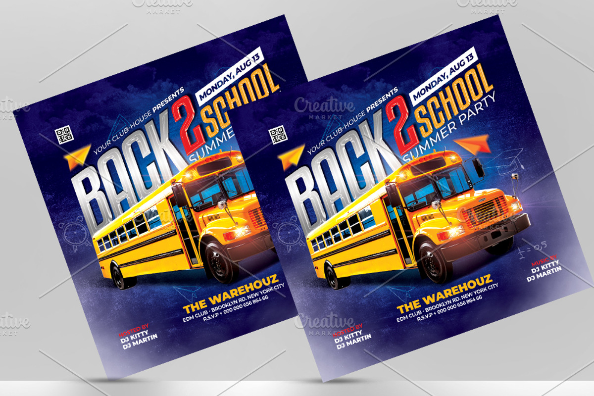 Back To School Flyer Template, a Flyer Template by Artonix (Photo 2 of 3)