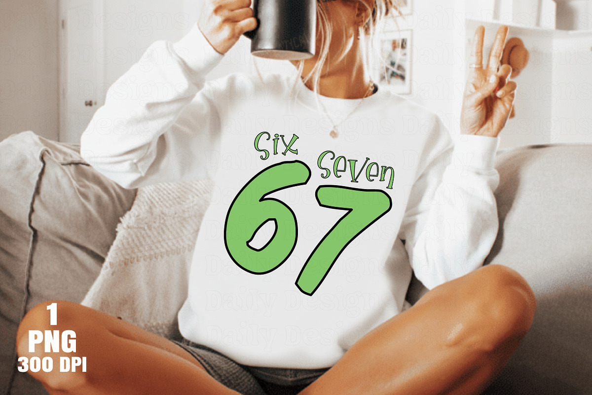 Christmas Six Seven 67 Png, an Illustration by Daily.Designs (Photo 5 of 5)