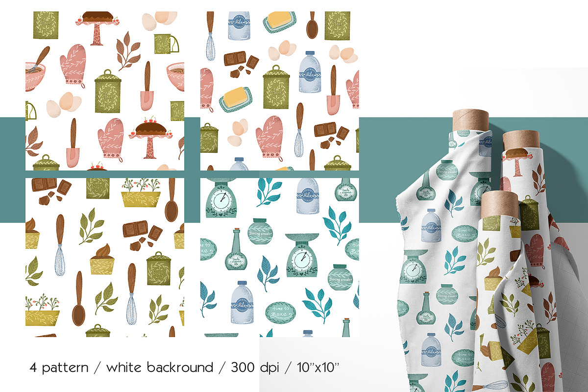 Baking tools clipart set, an Object Illustration by Yelloo Fish (Photo 4 of 6)