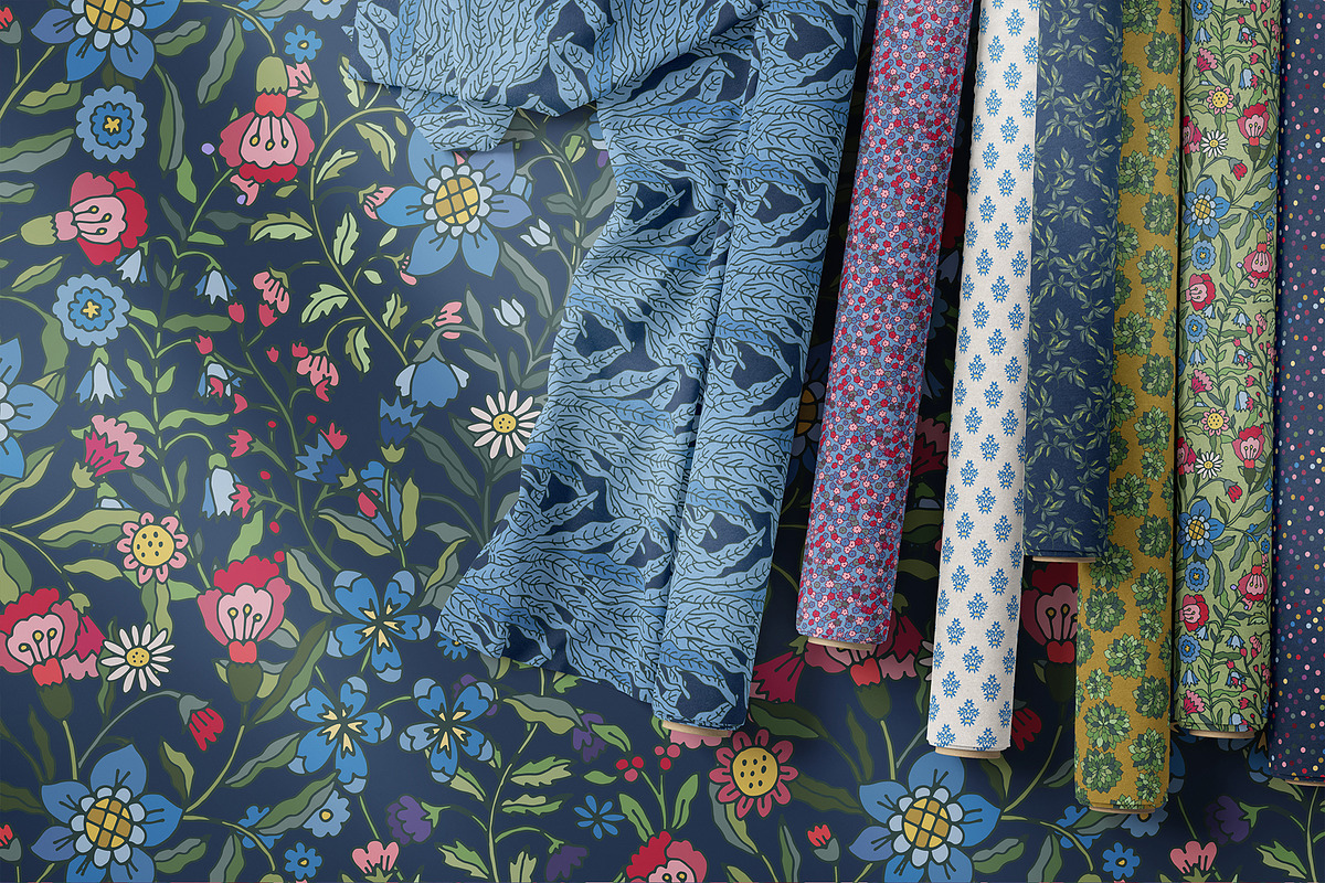 Folk Floral Seamless Patterns, a Pattern Graphic by Sonulkaster (Photo 11 of 15)