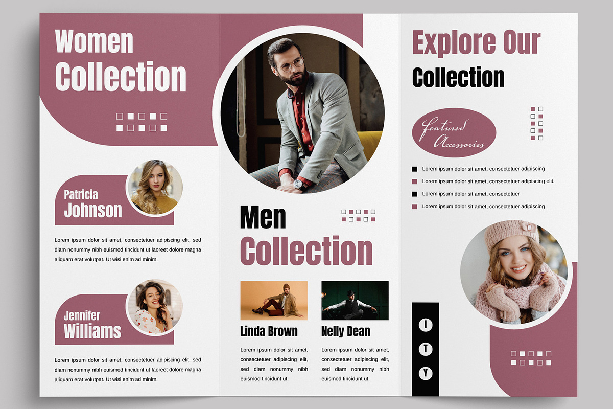 Minimal Trifold Brochure Template, a Brochure Template by MightyDesign (Photo 4 of 7)