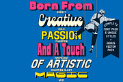 Heilo - Playful Vintage Extrude, a Sans Serif Font by Fateh.Lab (Thumbnail 3 of 17)