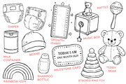 Baby Nursery Hand-Drawn Element, an Illustration by Tekuni (Thumbnail 5 of 8)