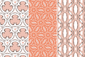 Trellis Seamless Vector Patterns