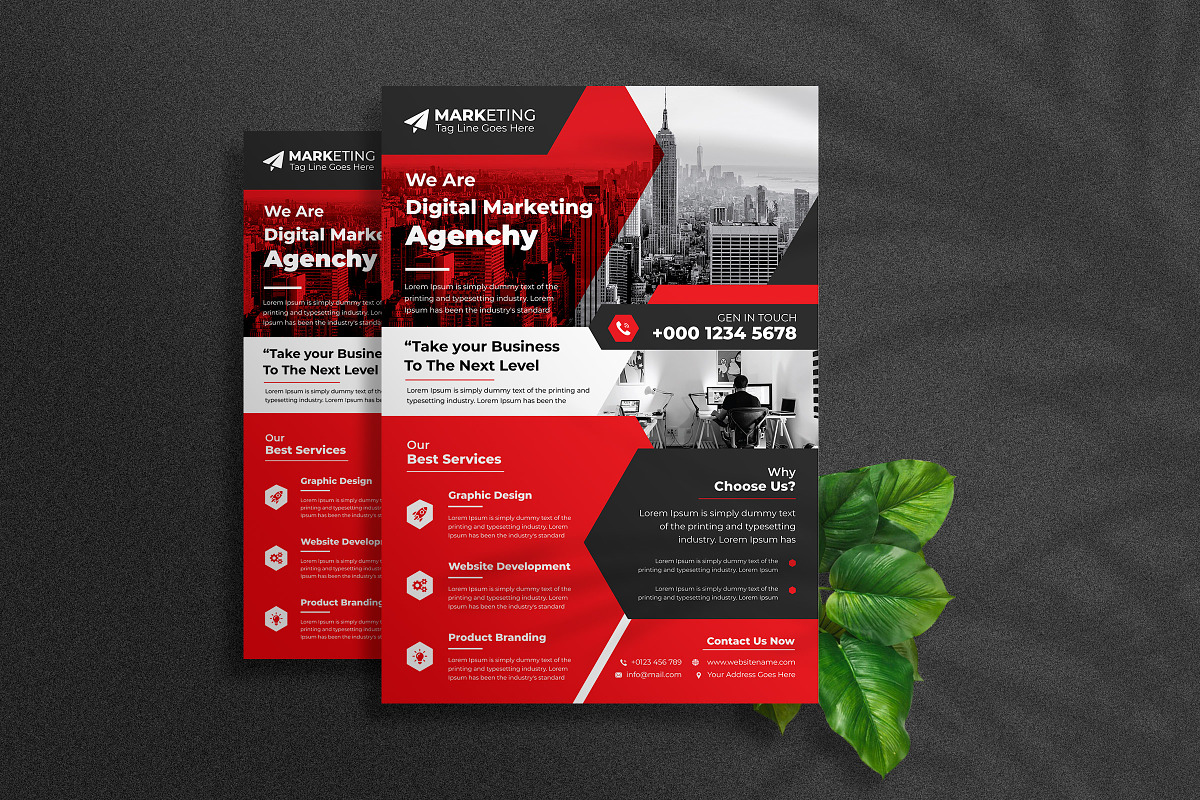 Corporate Theme Business Flyer, a Flyer Template by Graphiexperto (Photo 4 of 6)