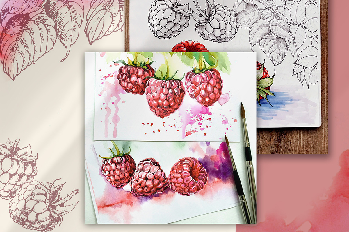 Berries, a Food Illustration by Jeanna Draw (Photo 8 of 12)