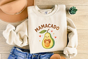 Mamacado PNG, Cute Avocado Mom Art,, an Illustration by SharpMarketplace (Thumbnail 8 of 9)