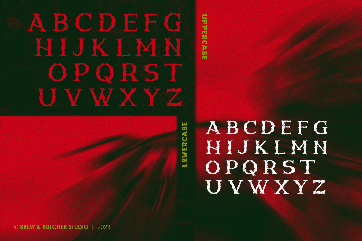 Gorten | Display Typeface, a Serif Font by Brew & Butcher Studio (Photo 2 of 10)