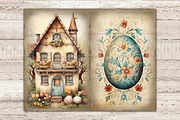 Rustic Easter Junk Journal Pages, a Seasonal Illustration by GlamArtZhanna (Thumbnail 3 of 10)
