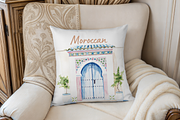 Moroccan Aesthetic Summer Clipart, an Illustration by MockupWizard (Thumbnail 6 of 6)