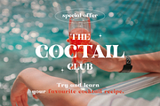 Antigua - Tropical Display, a Serif Font by HipFonts (Thumbnail 9 of 11)
