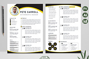Clean Resume Design | CV Template, a Resume Template by Attractive Resume (Thumbnail 2 of 3)