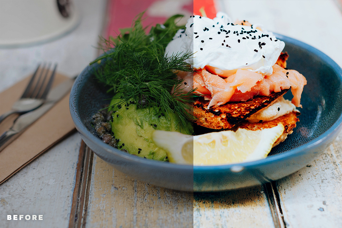 Foodie LUTs for Color Grading, an Action Add-On by Presetsh.com (Photo 6 of 7)