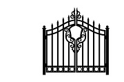 Ornate Iron Gate SVG Bundle, an Illustration by Designs_River (Thumbnail 10 of 31)