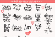 Love quotes and photo overlays set, a Decorative Illustration by Tumana_Net (Thumbnail 2 of 9)