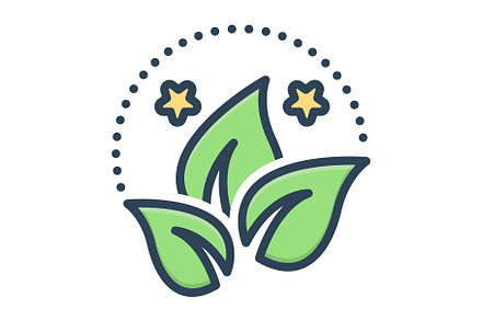 Bio plant color icon, an Icon by Creative priyanka