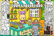 Cozy StreetFood Cute & Comfy, an Animal Illustration by Ink Gallery (Thumbnail 1 of 3)