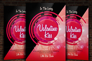 Electro Valentine Flyer Templates