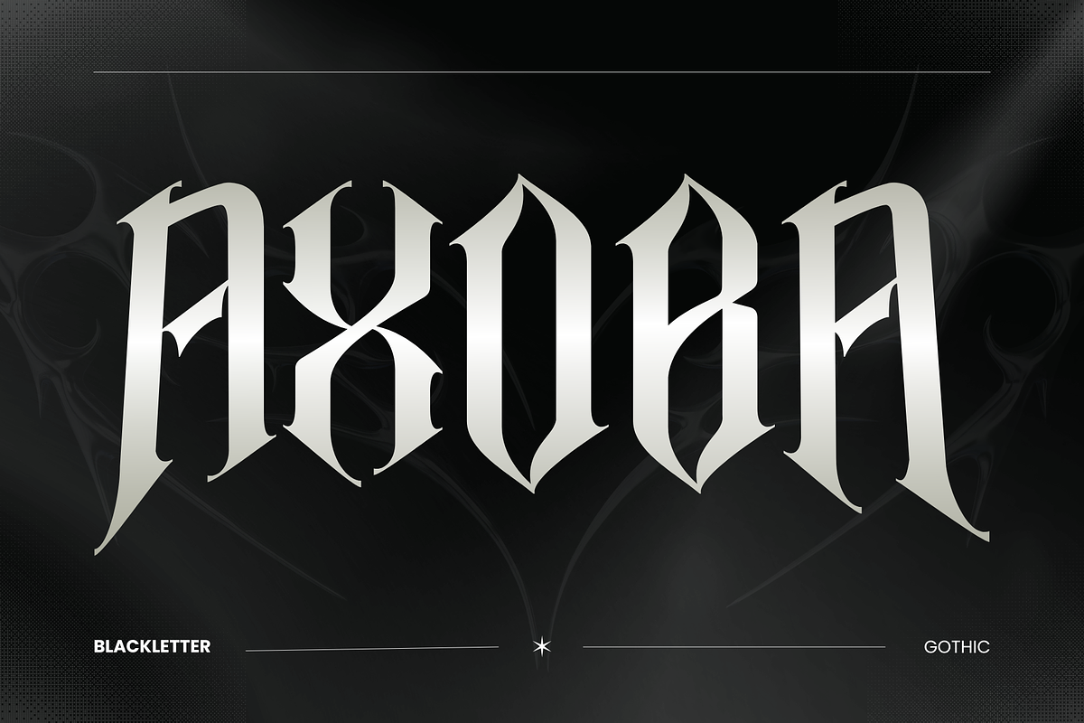 Noxa Gothic - Branding Logo Font, a Blackletter Font by Nirmana Visual (Photo 9 of 10)