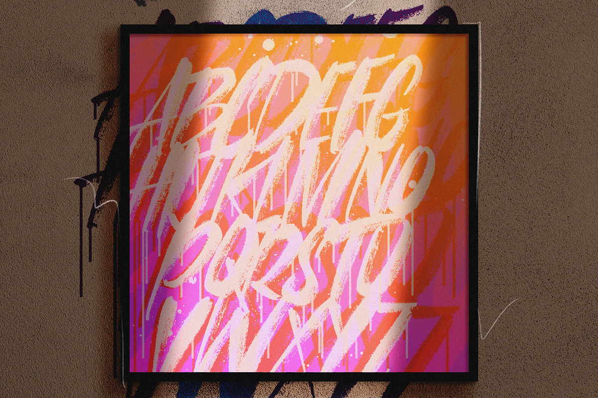 FRANCES BRUSH SVG Font, a Script Font by Cameron Humphries (Photo 3 of 8)