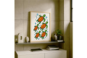 Sea Turtle Cute Ocean Illustration, a Background Graphic by LaseredNinja (Thumbnail 5 of 7)