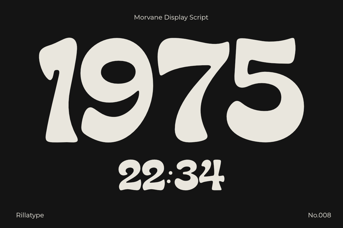 Morvane Display Script, a Script Font by Rillatype (Photo 7 of 9)