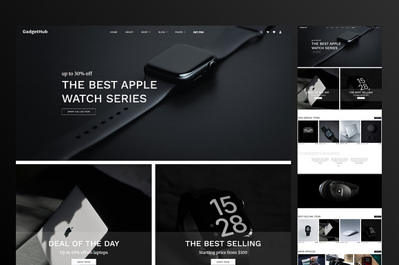 GadgetHub - Electronics Store HTML preview 2
