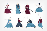 Collection of 8 samurai, a Person Illustration by Good Studio (Thumbnail 2 of 4)