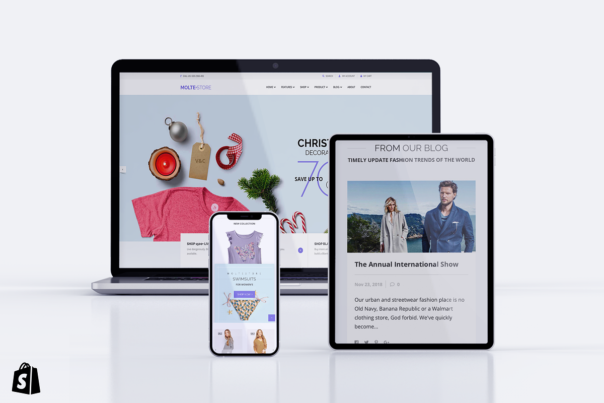 Responsive Fashion Shopify Theme, a Templates & Theme by Kay Designs (Photo 2 of 5)